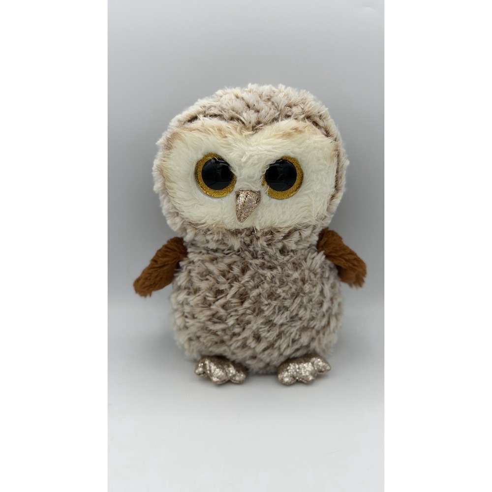 2019 TY Beanie Boos - PERCY the Brown Barn Owl 6" Plush Stuffed Animal